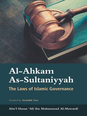cover image of Al-Ahkam as-Sultaniyyah